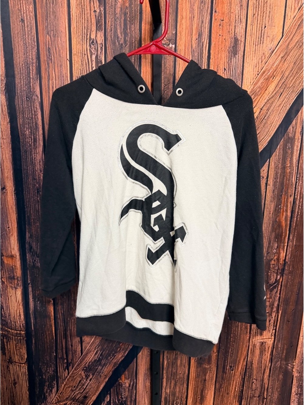 Victoria's Secret PINK Chicago White Sox Hoodie Sweatshirt Size Large